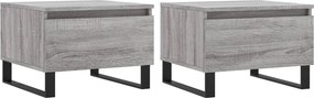 vidaXL Măsuțe de cafea 2 buc. gri sonoma 50x46x35 cm lemn compozit
