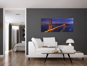 Tablou - Podul Golden Gate (120x50 cm)