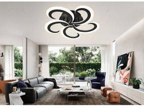 Lustra Led Cu Telecomanda, Elit's, wifi 2.4G, 70 w negru