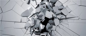 Tablou abstracție 3D (120x50 cm)