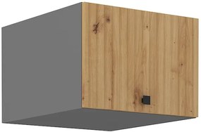 Dulap superior de bucătărie Avantoe 50 NAGU 36 1F (Stejar artisan + Antracit). 1049620