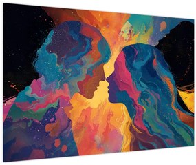 Tablou - Dragoste cosmică (90x60 cm)