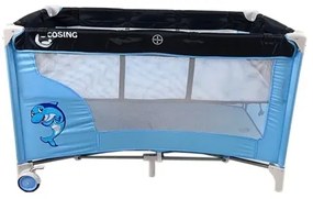 COSING - Pătuț de călătorie reglabil ADAM Dolphin Blue