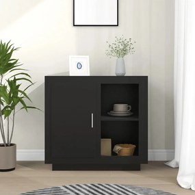 811827 vidaXL Servantă, negru, 80x40x75 cm