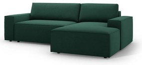 Colțar verde extensibil (cu colț pe partea dreaptă) Jodie – Micadoni Home