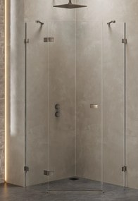 New Trendy Avexa Gunmetal Brushed cabină de duș 80x80 cm EXK-3829