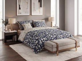 Lenjerie de pat din microfibra DREAMFLOR negru-bej Dimensiune lenjerie de pat: 70 x 90 cm | 140 x 220 cm