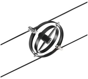 Paulmann 94494 - Set 8x GU5,3/7,5W spot CARDAN 230V negru