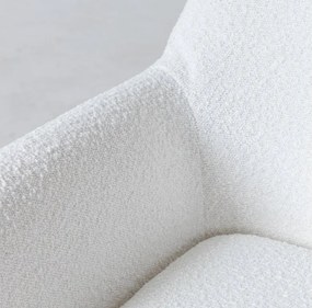 Fotoliu de design Culoare alb, MILAN