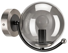 Aplică GEORGIA 1xE14/5W/230V crom mat/fumuriu