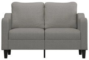 Canapea cu 2 locuri, gri inchis, 120 cm, material textil Morke gra, 138 x 77 x 80 cm