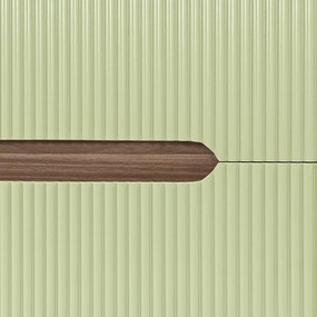 Trent Mobilier de baie 120 cm lavoar ceramic cu oglindă 60x120 cm stejar apus de soare-verde fistic