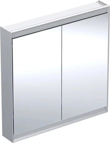 Dulap cu oglinda Geberit One ComfortLight 90 cm aluminiu eloxat