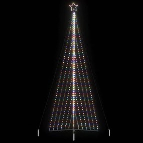 vidaXL Pom de Crăciun LED 789 LED-uri colorate 476 cm