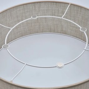 Plafonieră SIRJA 1xE27/60W/230V d. 35 cm bej