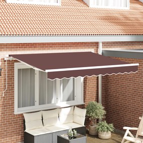 vidaXL Fabrică de înlocuire pentru marchiză pentru cadru 3.5x2 m Maro