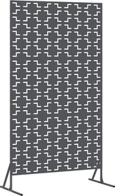 vidaXL Ecran de intimitate Antracit 100 x 50 x 180 cm Oțel