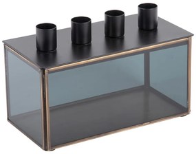 Sfeșnic din sticlă Boxed Rectangle – PT LIVING