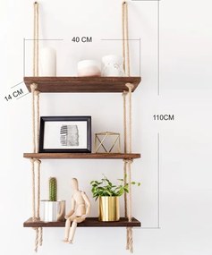 Etajeră de perete 110x40 cm molid