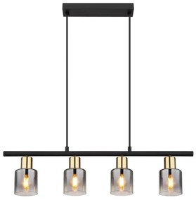 Lustră pe cablu Globo 54310-4H HOLLSY 4xE14/25W/230V