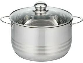 Elo 22224 Basic Oală din oțel inoxidabil Brillant 24 cm, 5,4 l, 5,4 l