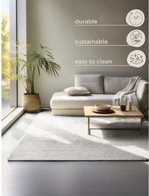 Covor gri deschis reversibil/țesut manual din iută 60x90 cm Bouclé Jaipur – Hanse Home