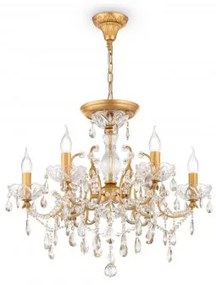 Lustra cristal 6 becuri E14 DIA004-06-G SEVILLA Maytoni