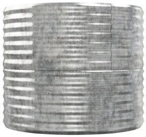 Jardiniera argintiu 152x80x68 cm otel vopsit electrostatic 1, Argintiu, 152 x 80 x 68 cm