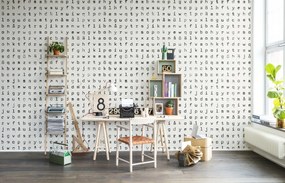 Fototapet, Typomania, repetitiv, Rebel Walls