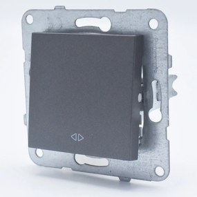 Intrerupator cruce, 10A, IP20, Grafit, Panasonic Arkedia Slim/Karre Plus Plus