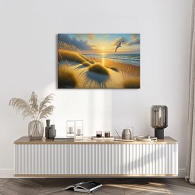Tablou liniștea dimineții peste dune