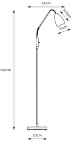 Markslöjd 108887 - Lampadar LED dimabil PATRO LED/4,9W/230V bej