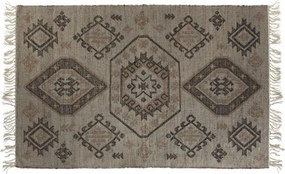 Covor kilim decorativ natural din iută și bumbac , "Kilim"