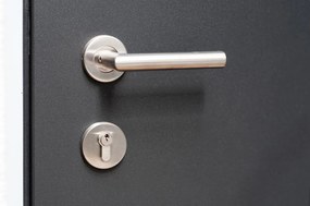 Usa Metalica de intrare in casa cu luminator lateral Turenwerke DS92 Gri Antracit, ST, Maner bara, 300mm
