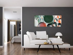 Tablou abstract - buline (120x50 cm)