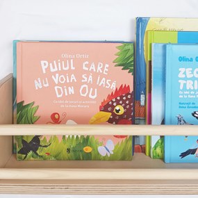 Set 2 rafturi perete + Cuier Montessori NEST SET Green