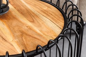 Masuta de cafea, Metal, Lemn, TRUE ELEMENTS 50cm