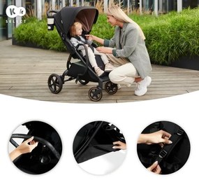 Cărucior de copii KINDERKRAFT SELECT MITZY Ink black