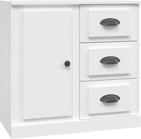 vidaXL Servantă, alb, 70x35,5x67,5 cm, lemn prelucrat
