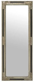 Oglinda perete din lemn Champagne Black 50 cm x 130 cm