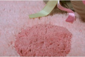 Covor pentru copii Nattiot Nimbus, 75 x 115 cm, roz