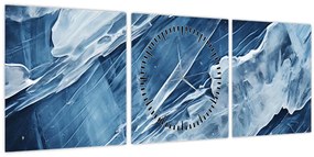 Tablou - Detaliu de pictură (cu ceas) (90x30 cm)
