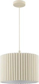 Brilliant - Lampă suspendată pe cablu VELIN 1xE27/20W/230V Ø 35 cm crem