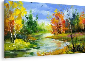 Tablou - Peisaj - pictură (90x60 cm)