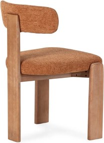 Scaune de dining cărămizii 2 buc. tapițate Nadia – MOME