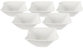 Set de boluri de porțelan Orion Mona Musica, 13,7 x 13,7 cm, 6 buc.