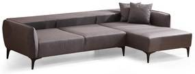 Canapea de colț Belissimo Right - Dark Grey