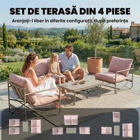 Outsunny canapea terasă relaxare | Aosom Romania