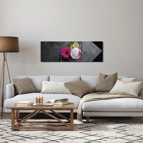 Tablou - Noaptea în Bangkok (cu ceas) (90x30 cm)