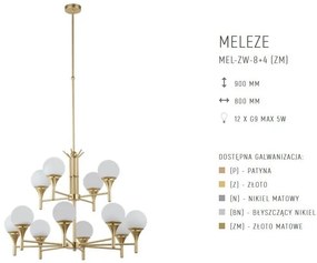 Lustra deosebita design LUX realizat manual MELEZE 12L